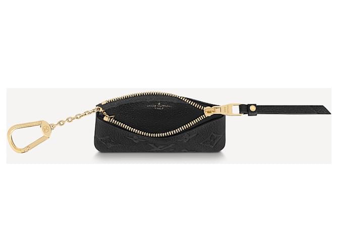 Louis Vuitton LV keypouch black leather - view 2