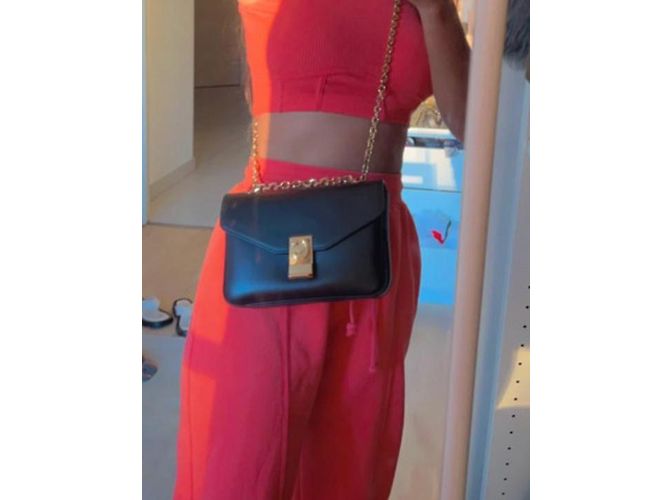 Borsa a mano Céline in pelle nera Nero - vista 12