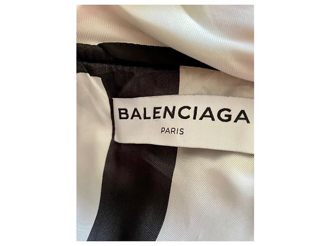 Balenciaga Oversized Jacke Schwarz aus Polyester - Ansicht 2