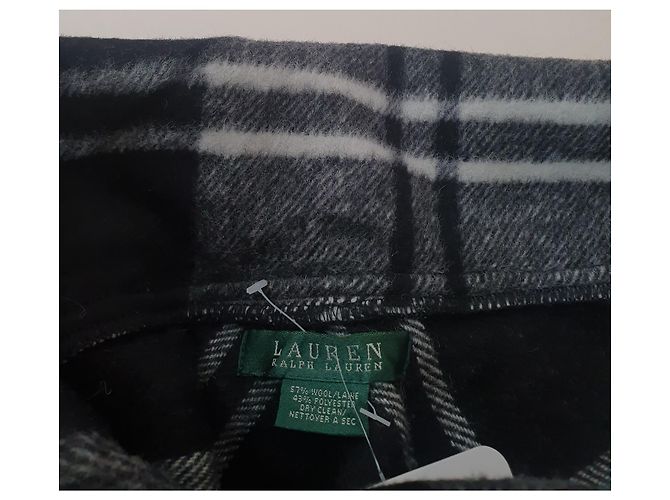 Ralph Lauren Poncho Grau Wolle Mehrfarben - Ansicht 5