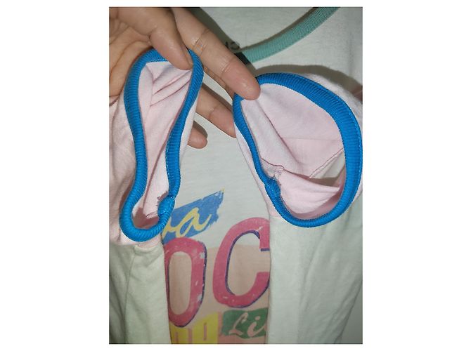 Top Chanel in cotone multicolore XS - vista 4
