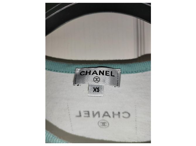 Top Chanel in cotone multicolore XS - vista 6