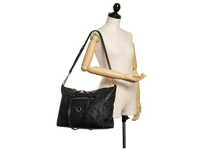Louis Vuitton Nero Monogram Empreinte Lumineuse PM - vista 11