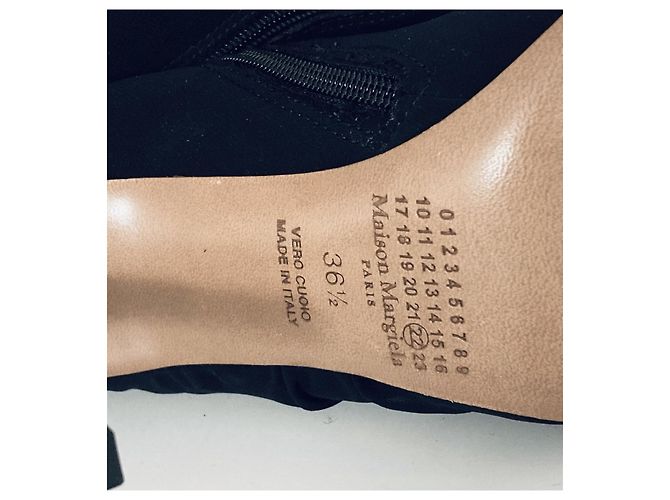 Maison Martin Margiela Maison Margiela Swagged ankle boots Black - view 6