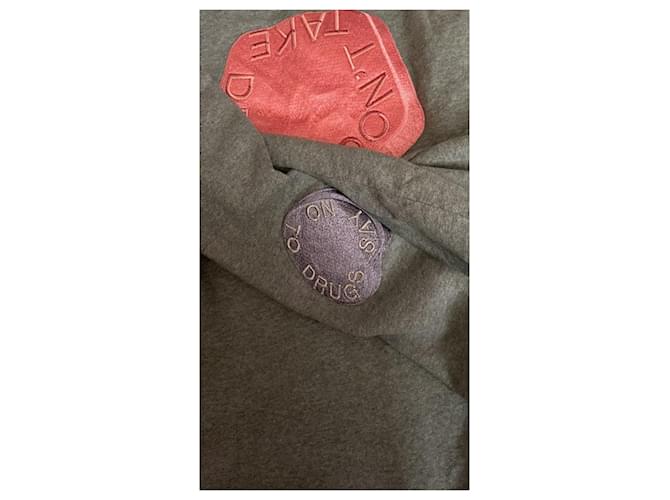 Top de algodón gris Acne Studios Talla S - vista 2