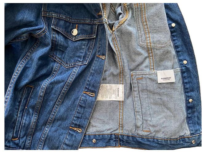Giacca di jeans Burberry blu - vista 5