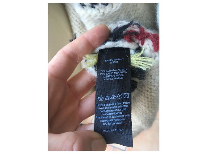 Isabel Marant Gilet Yosemite Crema - vista 10