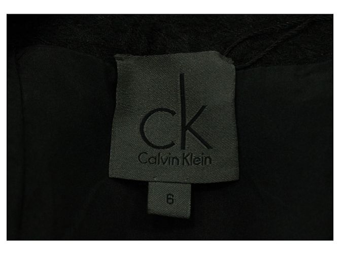 Calvin Klein Gonna a tubino Paisley nera - vista 5