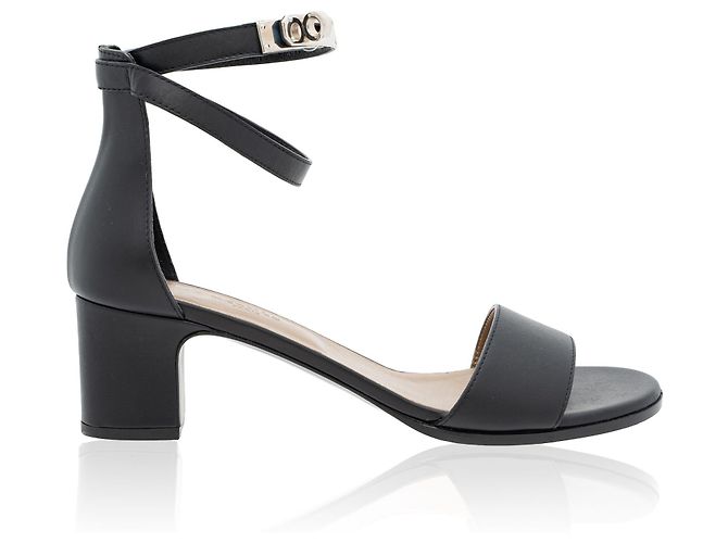 Kelly Hermès Sandali alla caviglia in pelle Manegè Nero - vista 2