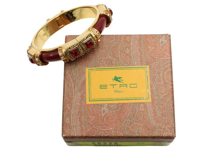 Etro Bracciale in oro rosso e resina - vista 3