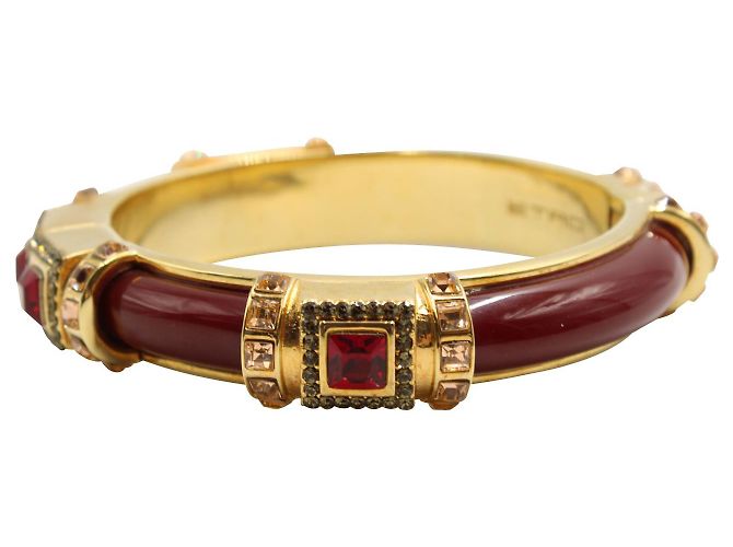 Etro Bracciale in oro rosso e resina - vista 5