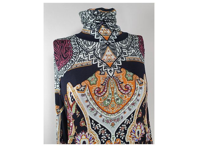 Etro Wolle Top Bluse Mehrfarbig Mehrfarben - Ansicht 2