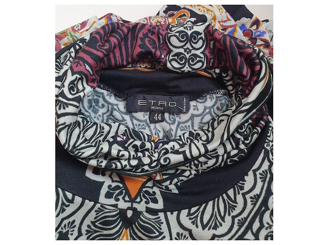 Etro Wolle Top Bluse Mehrfarbig Mehrfarben - Ansicht 6