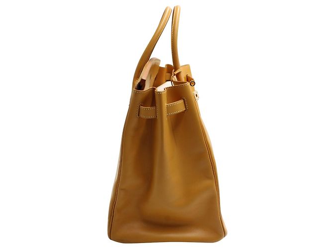 Hermès Birkin 40 in Vache Natural Marrone - vista 4