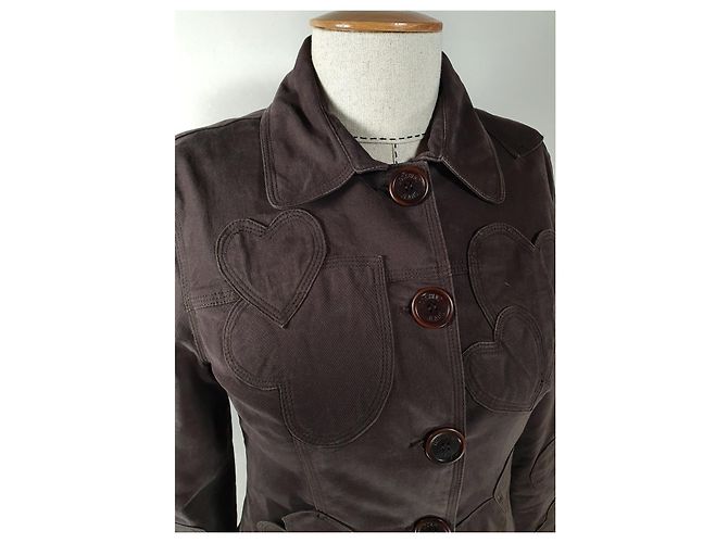 Chaqueta Moschino Jeans de algodón verde - vista 2