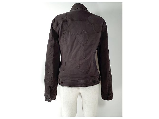 Chaqueta Moschino Jeans de algodón verde - vista 5