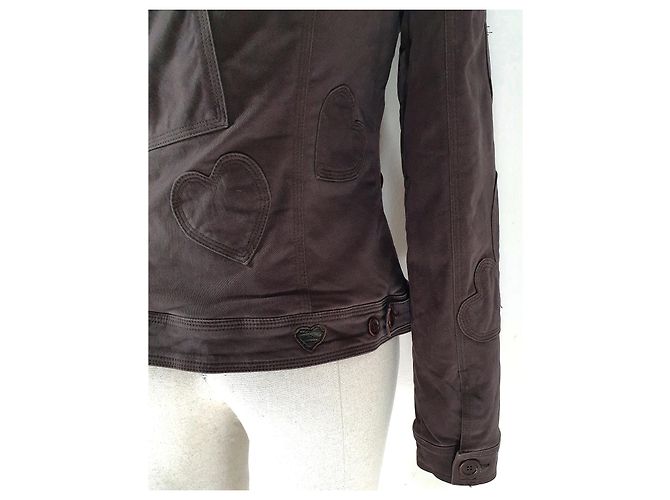 Chaqueta Moschino Jeans de algodón verde - vista 6