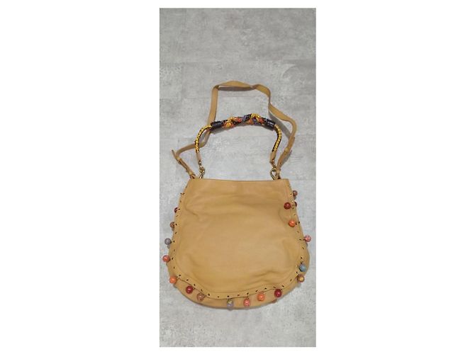 Marc Jacobs Handtasche aus Leder Camel - Ansicht 2
