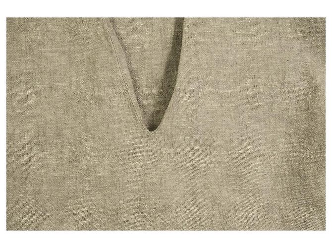 Philosophy Di Alberta Ferretti Philosophy Camicetta a tunica in cotone e lino grigio - Taglia S Grigio antracite - vista 5