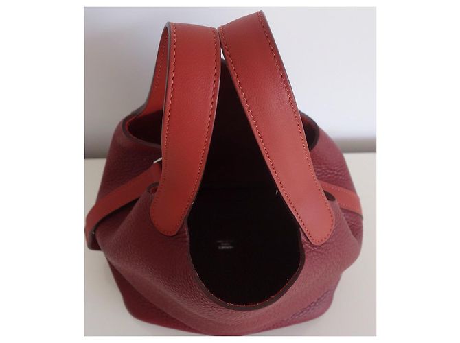 Hermès Borsa Hermes Picotin 18 Serratura Rosso - vista 10