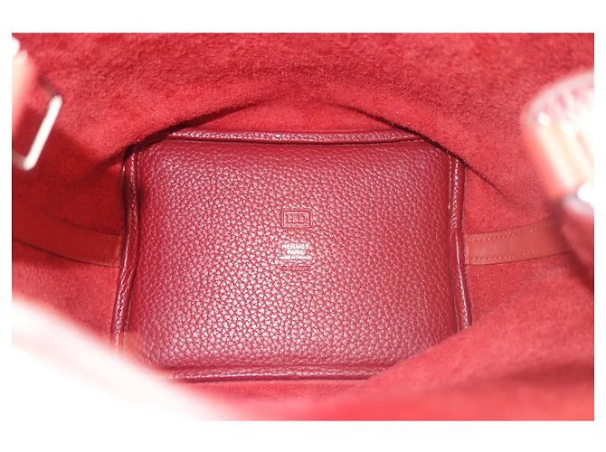 Hermès Borsa Hermes Picotin 18 Serratura Rosso - vista 5