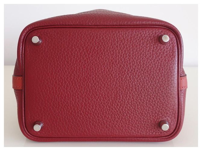 Hermès Borsa Hermes Picotin 18 Serratura Rosso - vista 9