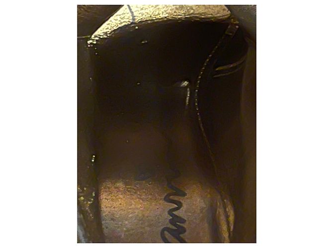 Botines Lanvin de ante negro - vista 4
