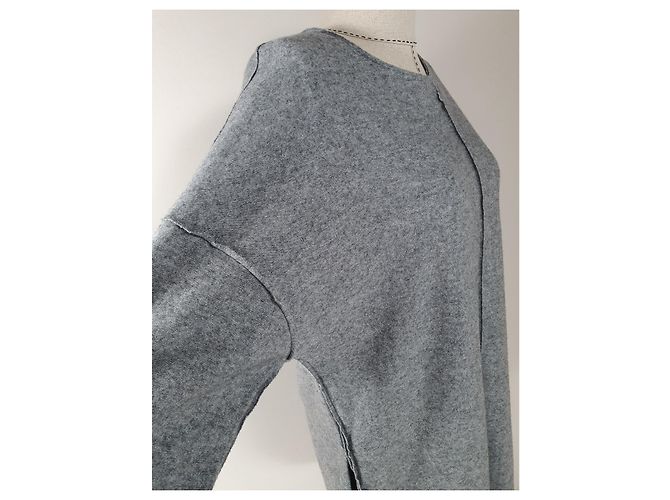Forte Forte Kleid in Grau aus Wolle und Kaschmir - Ansicht 3
