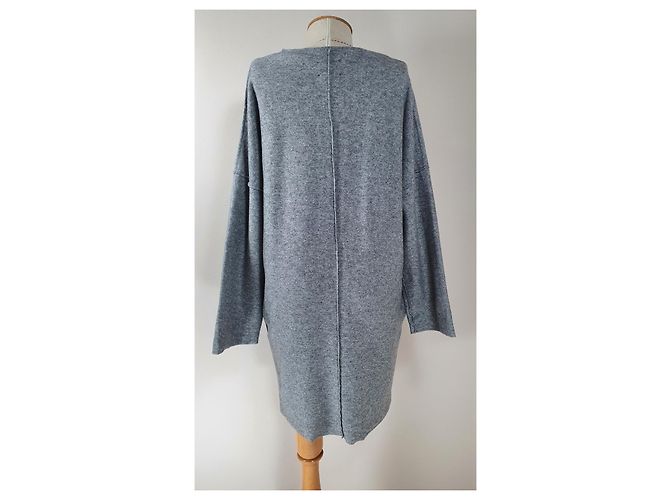 Forte Forte Kleid in Grau aus Wolle und Kaschmir - Ansicht 5
