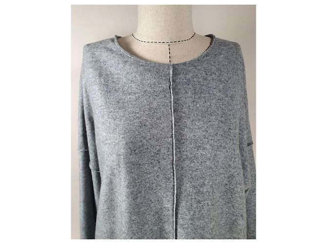 Forte Forte Kleid in Grau aus Wolle und Kaschmir - Ansicht 6