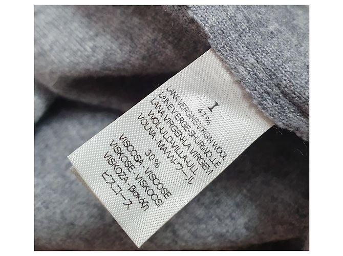 Forte Forte Kleid in Grau aus Wolle und Kaschmir - Ansicht 8