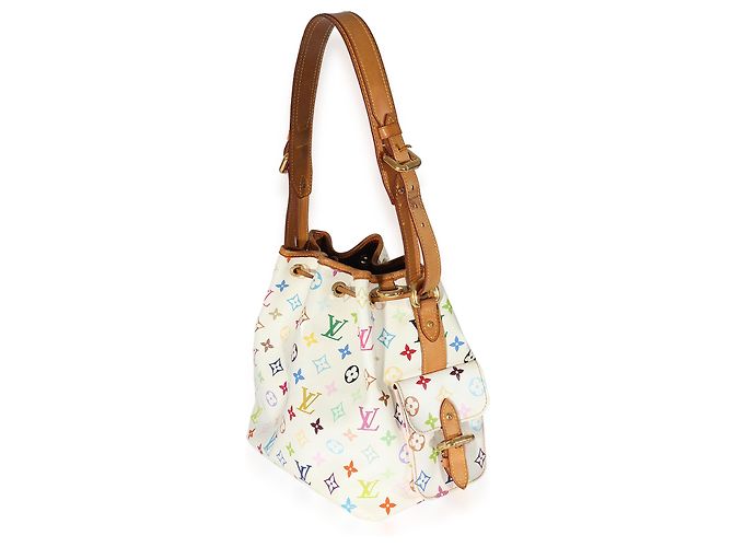 Louis Vuitton X Takashi Murakami Monogramma Bianco Multicolore Noe - vista 2