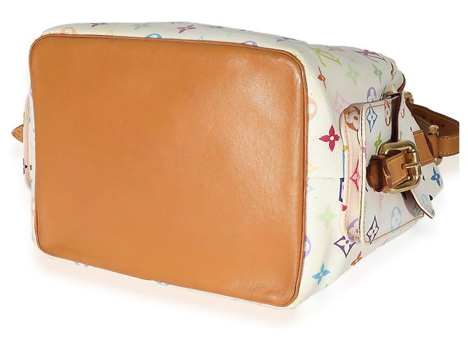 Louis Vuitton X Takashi Murakami Monogramma Bianco Multicolore Noe - vista 4