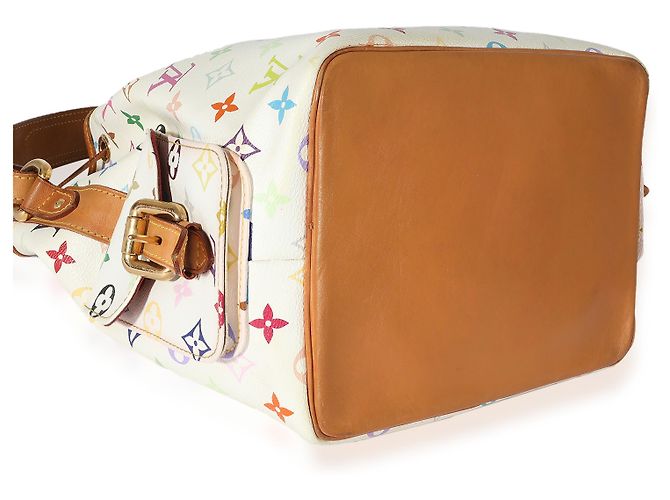 Louis Vuitton X Takashi Murakami Monogramma Bianco Multicolore Noe - vista 6