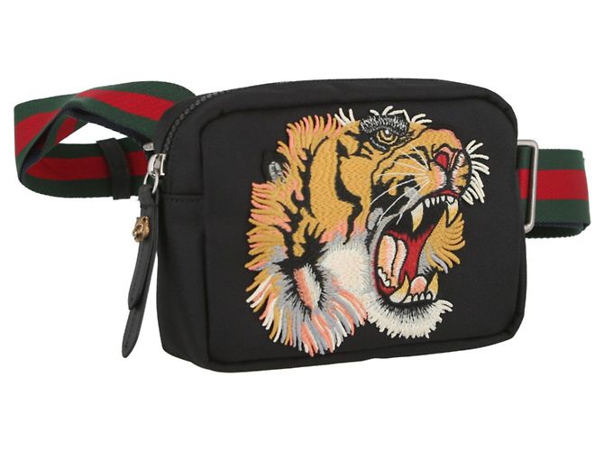 Borsa a tracolla superiore ricamata Gucci - vista 2