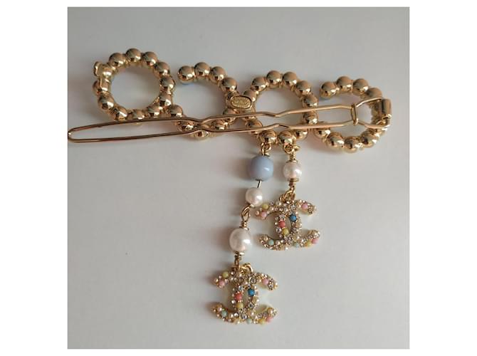 Coco Crush Chanel Haarspange Gold Metall Golden - Ansicht 2