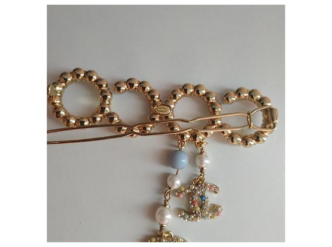 Coco Crush Chanel Haarspange Gold Metall Golden - Ansicht 3