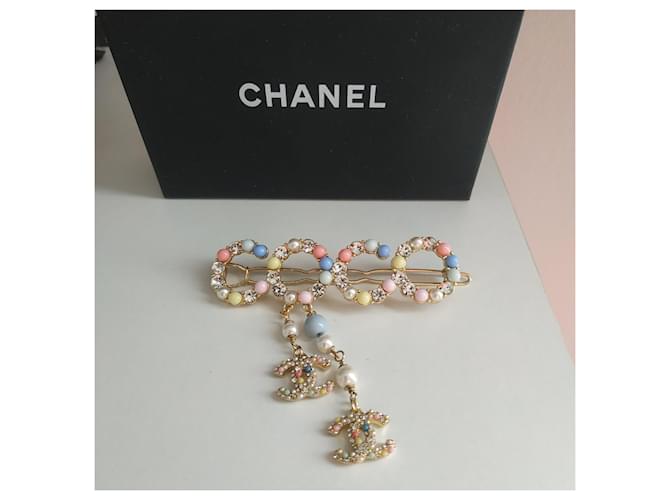 Coco Crush Chanel Haarspange Gold Metall Golden - Ansicht 4
