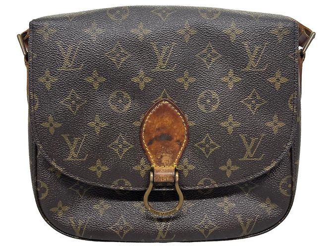Saint-Cloud LOUIS VUITTON Monogram Saint Cloud GM Borsa a tracolla M51242 LV Auth ki2327 Monogramma - vista 13