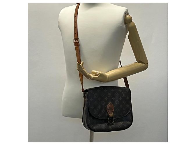 Saint-Cloud LOUIS VUITTON Monogram Saint Cloud GM Borsa a tracolla M51242 LV Auth ki2327 Monogramma - vista 26