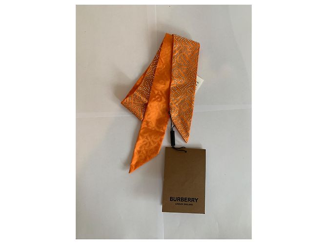 Burberry Stola Orange Stoff - Ansicht 2