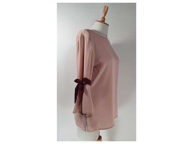 Marcel Ostertag Bluse Rosa aus Polyester Pink - Ansicht 2