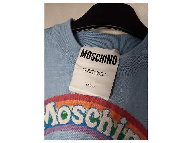 Moschino-Couture! x Strickwaren von My Little Poney Schwarz Weiß Rot Blau Grün Orange Lila Gelb Hellblau Dunkelviolett - Ansicht 2