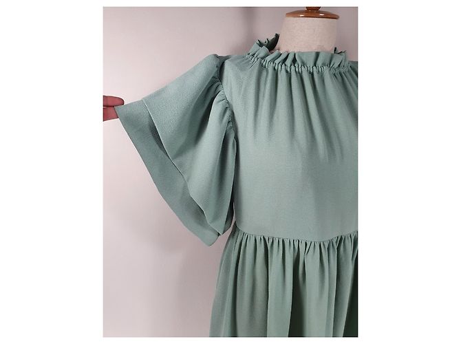 Autre Marque Vestido verde Hofmann Copenhagen - vista 3