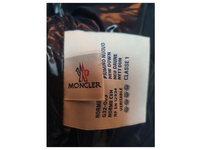 Moncler Down Jacket Dark Blue Nylon Men - view 10