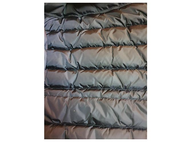 Moncler Down Jacket Dark Blue Nylon Men - view 6