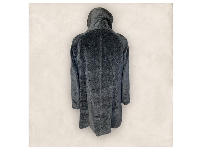 Abrigo Max Mara de alpaca y lana negra Negro - vista 3