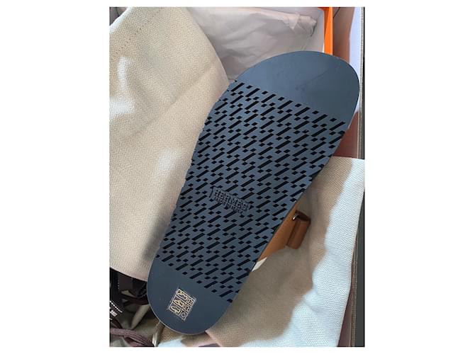 Hermès Chypres sandals Marrone chiaro - vista 6