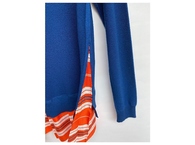 Strickwaren aus Wolle und Seide von Louis Vuitton Blau - Ansicht 10