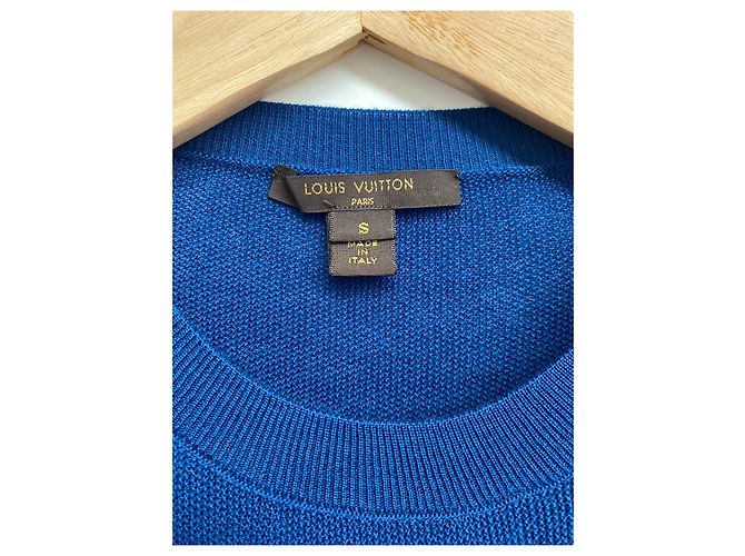 Strickwaren aus Wolle und Seide von Louis Vuitton Blau - Ansicht 11